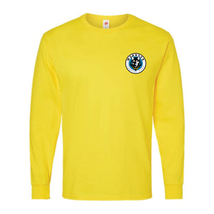 Unisex Long Sleeve T-Shirt Yellow V1