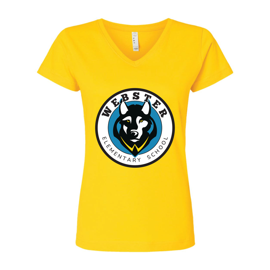 Women's V-Neck Yellow V2