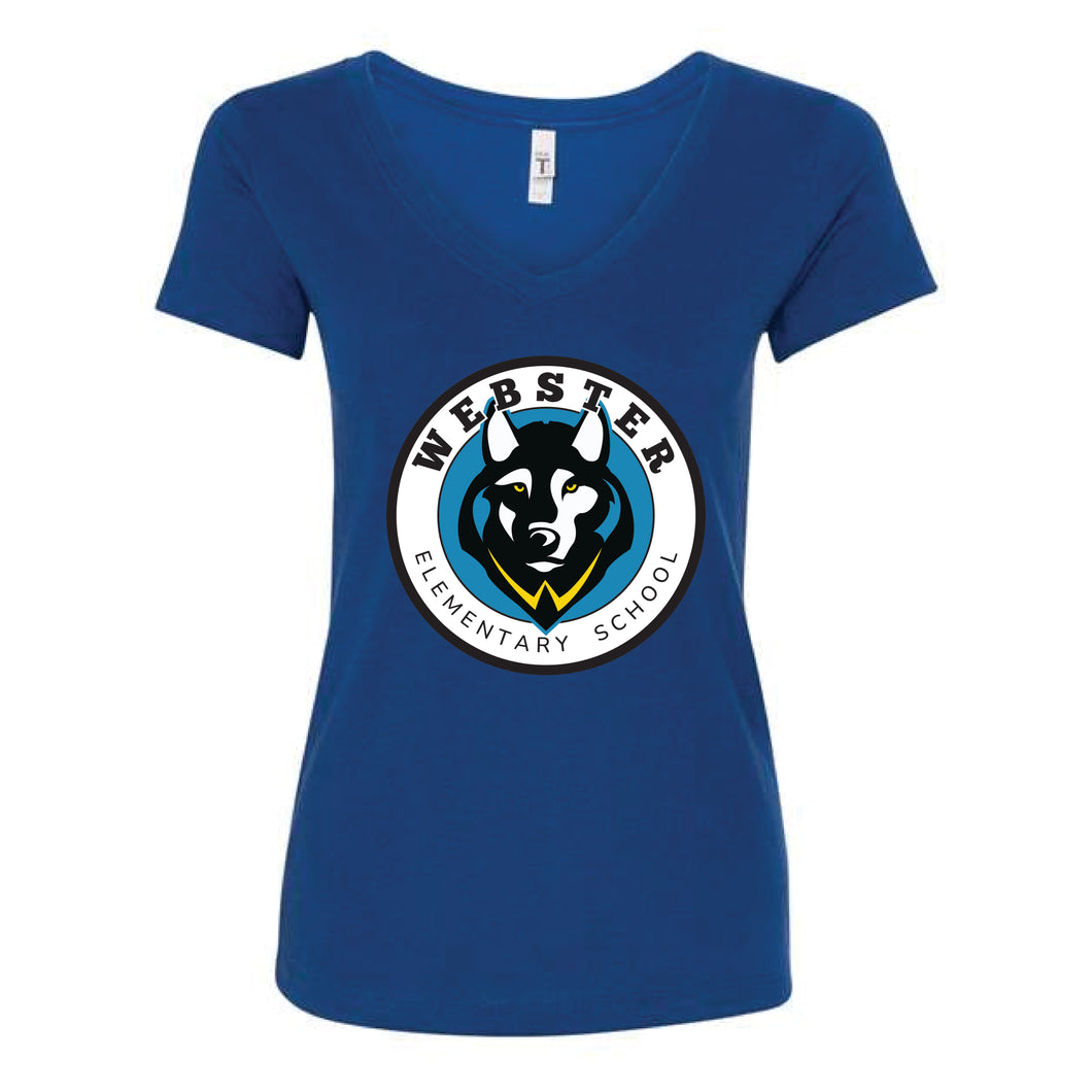 Women's V-Neck Royal V2