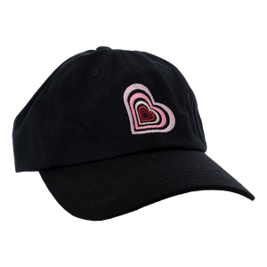 A Lovely Time - Heart Hat Black