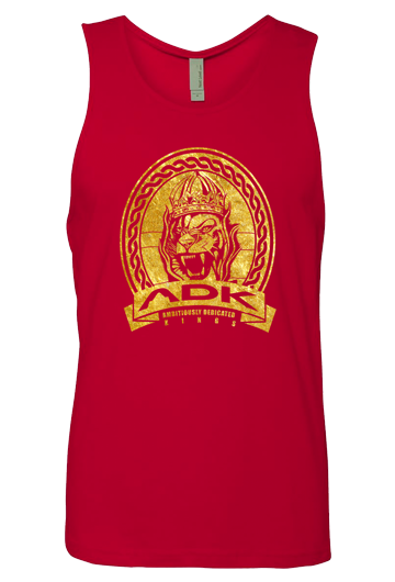 King Lion Tank Top - Red