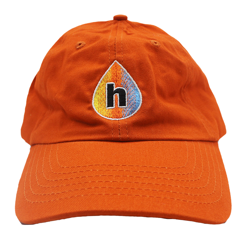 Print Hub - Drop Logo - Orange Dad Hat