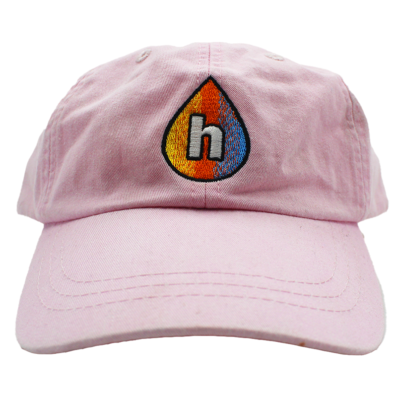 Print Hub - Drop Logo - Pink Dad Hat