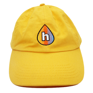 Print Hub - Drop Logo - Yellow Dad Hat
