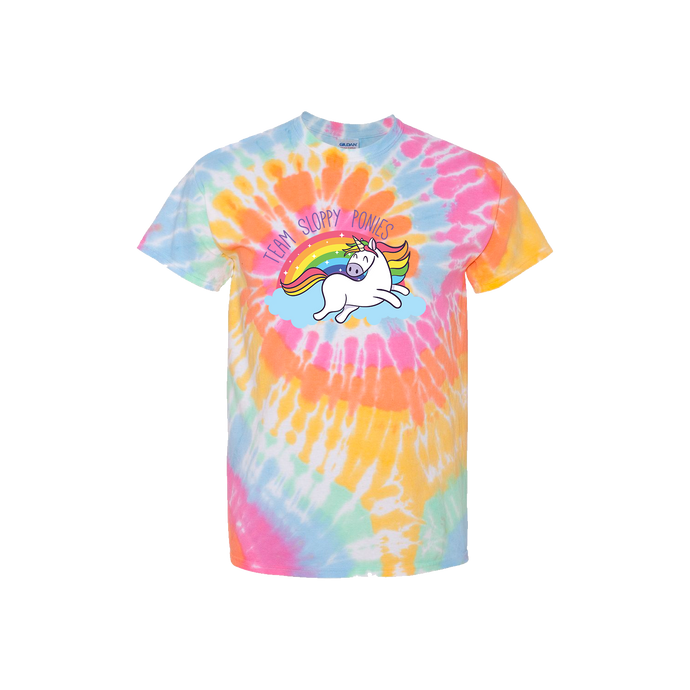 Team Sloppy Ponies - Tie Dye Tee